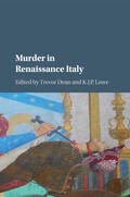 Dean / Lowe |  Murder in Renaissance Italy | Buch |  Sack Fachmedien