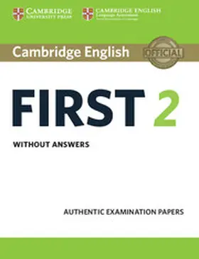  Cambridge English First 2 Student's Book Without Answers | Buch |  Sack Fachmedien