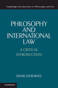 Lefkowitz |  Philosophy and International Law | Buch |  Sack Fachmedien