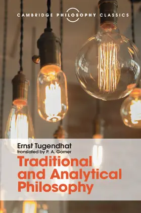 Tugendhat |  Traditional and Analytical Philosophy | Buch |  Sack Fachmedien