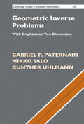 Paternain / Salo / Uhlmann |  Geometric Inverse Problems | Buch |  Sack Fachmedien