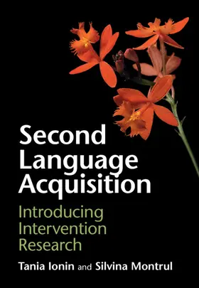 Ionin / Montrul |  Second Language Acquisition | Buch |  Sack Fachmedien