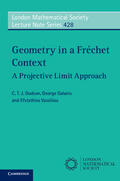 Dodson / Galanis / Vassiliou |  Geometry in a Fréchet Context | Buch |  Sack Fachmedien