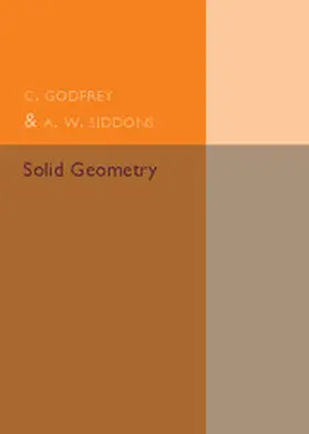Godfrey / Siddons |  Solid Geometry | Buch |  Sack Fachmedien