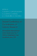 Blaauw / Larsson-Leander / Roman |  Second Conference on Co-ordination of Galactic Research | Buch |  Sack Fachmedien