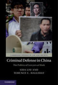 Liu / Halliday |  Criminal Defense in China | Buch |  Sack Fachmedien