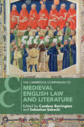Barrington / Sobecki | The Cambridge Companion to Medieval English Law and Literature | Buch | 978-1-316-63234-5 | sack.de