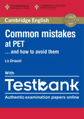 Driscoll |  Common Mistakes at PET... and How to Avoid Them Paperback with Testbank | Buch |  Sack Fachmedien