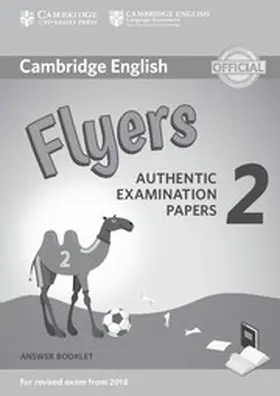 Tbd |  Cambridge English Young Learners 2 for Revised Exam from 2018 Flyers Answer Booklet | Buch |  Sack Fachmedien