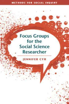Cyr |  Focus Groups for the Social Science Researcher | Buch |  Sack Fachmedien