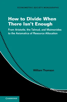 Thomson |  How to Divide When There Isn't Enough | Buch |  Sack Fachmedien