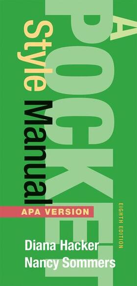 Hacker / Sommers | A Pocket Style Manual APA Version | Buch | 978-1-319-05743-5 | sack.de