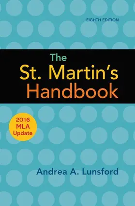 Lunsford |  The St. Martin's Handbook with 2016 MLA update | Buch |  Sack Fachmedien