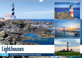 Bosse | Lighthouses (Wall Calendar 2021 DIN A3 Landscape) | Sonstiges | 978-1-325-57156-7 | www.sack.de