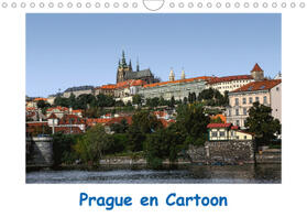 Mathieu |  Prague en Cartoon (Calendrier mural 2021 DIN A4 horizontal) | Sonstiges |  Sack Fachmedien