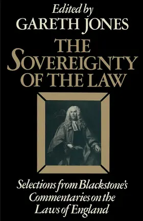 Blackstone / Jones |  The Sovereignty of the Law | Buch |  Sack Fachmedien