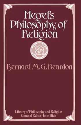 Reardon |  Hegel's Philosophy of Religion | Buch |  Sack Fachmedien