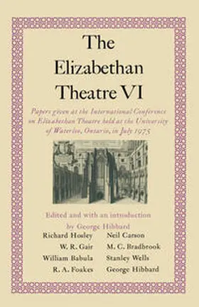 Hibbard |  Elizabethan Theatre | eBook | Sack Fachmedien