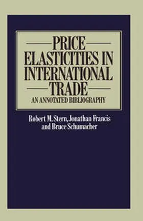 Stern |  Price Elasticities in International Trade | eBook | Sack Fachmedien