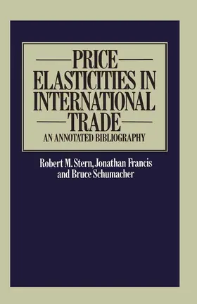 Stern |  Price Elasticities in International Trade | Buch |  Sack Fachmedien