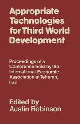 Robinson | Appropriate Technologies for Third World Development | E-Book | www.sack.de