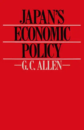 Allen | Japan's Economic Policy | E-Book | www.sack.de