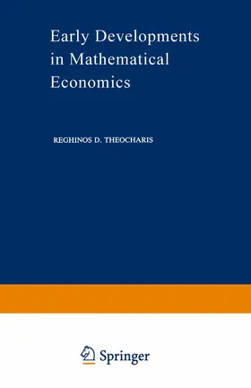 Theocharis | Early Developments in Mathematical Economics | Buch | 978-1-349-04951-6 | www.sack.de