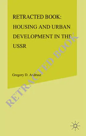 Andrusz |  Housing and Urban Development in the USSR | eBook | Sack Fachmedien