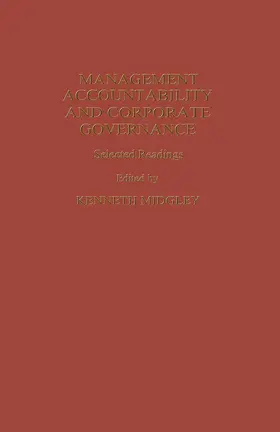 Midgley | Management Accountability and Corporate Governance | Buch | 978-1-349-05946-1 | www.sack.de
