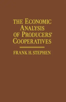 Stephen |  The Economic Analysis of Producers' Cooperatives | Buch |  Sack Fachmedien