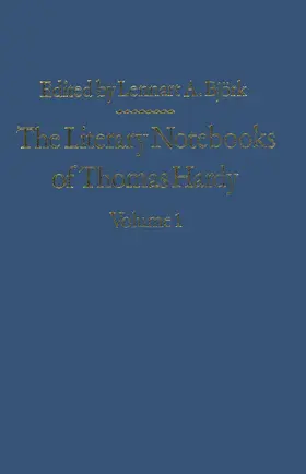 Hardy / Björk |  The Literary Notebooks of Thomas Hardy | Buch |  Sack Fachmedien