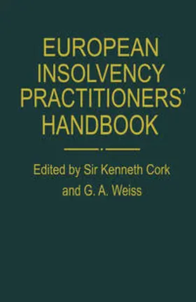 Cork |  European Insolvency Practitioners’ Handbook | eBook | Sack Fachmedien