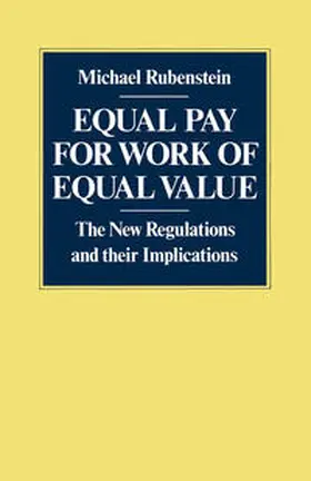 Rubenstein |  Equal Pay for Work of Equal Value | eBook | Sack Fachmedien