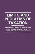 Forsund / Honkapohja / Monkapohja |  Limits and Problems of Taxation | Buch |  Sack Fachmedien