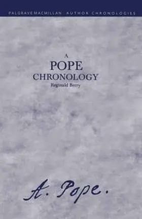 Berry |  Pope Chronology | eBook | Sack Fachmedien