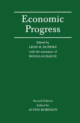 Dupriez / Robinson |  Economic Progress | eBook | Sack Fachmedien