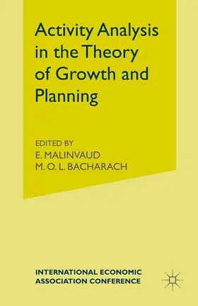 Bacharachd / Bacharach / Malinvaud |  Activity Analysis in the Theory of Growth and Planning | Buch |  Sack Fachmedien