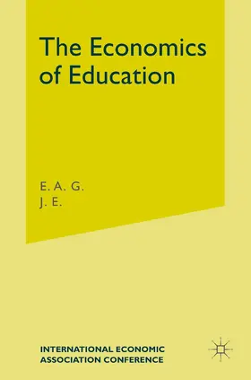 Robinson / Vaizeyd |  The Economics of Education | Buch |  Sack Fachmedien