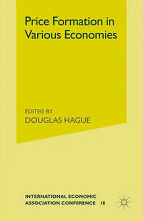 Hague |  Price Formation in Various Economies | eBook | Sack Fachmedien