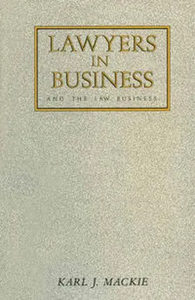 Mackie |  Lawyers in Business | eBook | Sack Fachmedien
