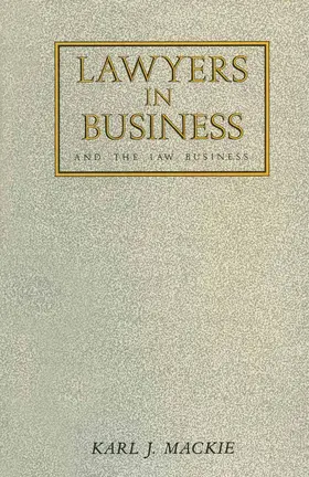 Mackie |  Lawyers in Business | Buch |  Sack Fachmedien