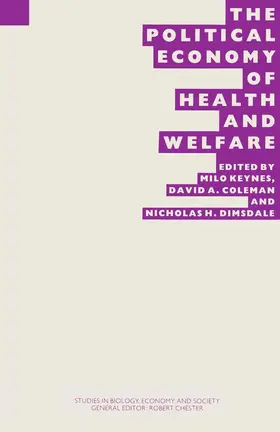 Keynes |  The Political Economy of Health and Welfare | Buch |  Sack Fachmedien