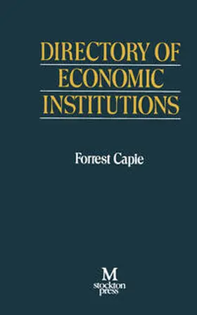 Capie |  Directory of Economic Institutions | eBook | Sack Fachmedien