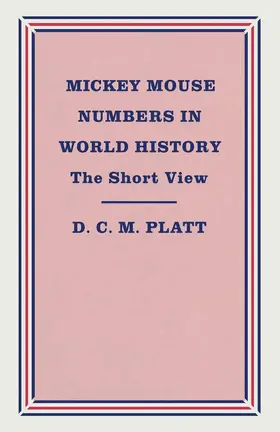Platt |  Mickey Mouse Numbers in World History | Buch |  Sack Fachmedien