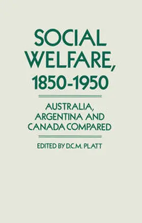 Platt |  Social Welfare, 1850–1950 | eBook | Sack Fachmedien