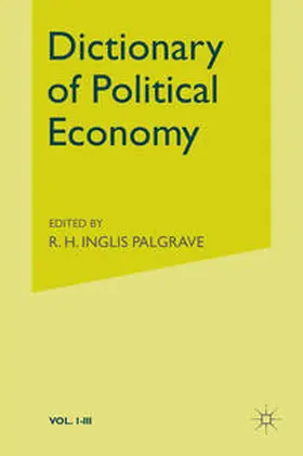 Eatwell |  Palgrave's Dictionary of Political Economy | eBook | Sack Fachmedien