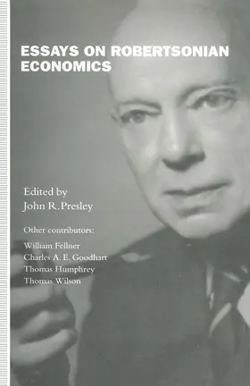 Presley |  Essays on Robertsonian Economics | Buch |  Sack Fachmedien
