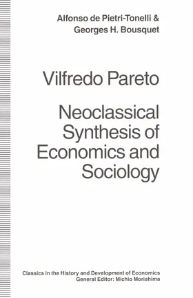 de Pietri-Tonelli / Bousquet / Bamford |  Vilfredo Pareto | Buch |  Sack Fachmedien