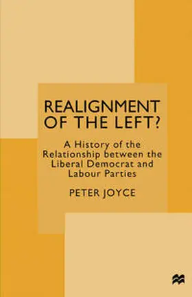 Joyce |  Realignment of the Left? | eBook | Sack Fachmedien