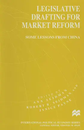Payne / Seidman |  Legislative Drafting for Market Reform | Buch |  Sack Fachmedien